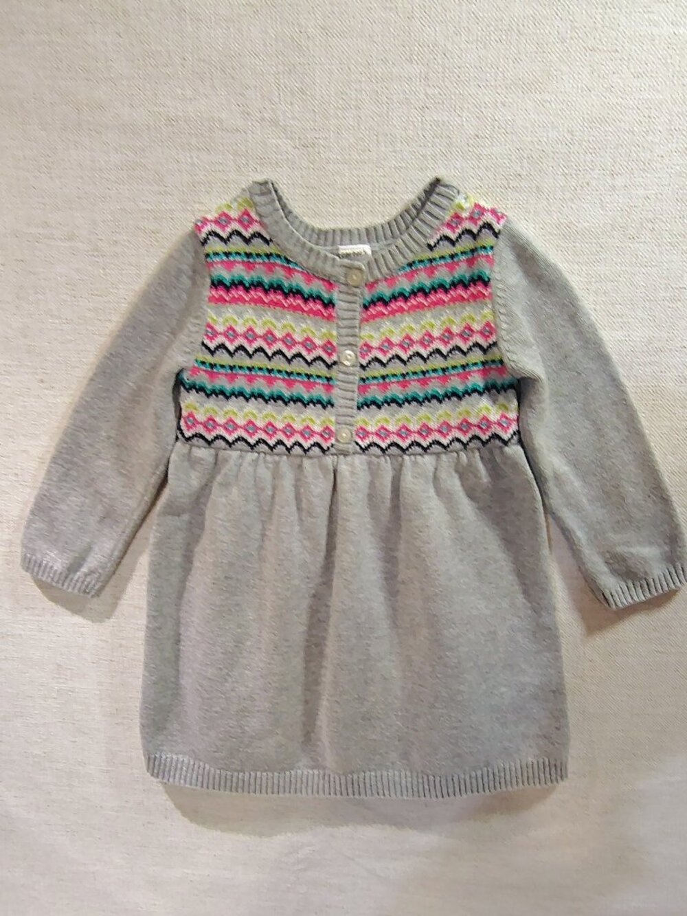 Childs Carter's 24 Months Girls long sleeve Cotton Dress